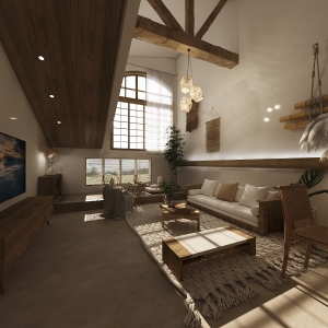 Nhà cấp 4 thô mộc