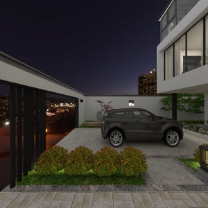 Biệt thự về đêm