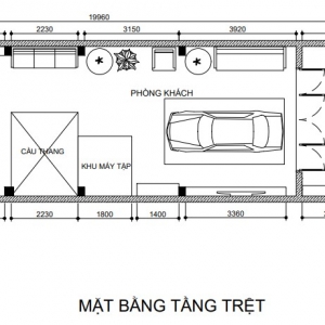 THIẾT KẾ 3D NHÀ PHỐ CHỊ HUYỀN BÌNH THẠNH OP2